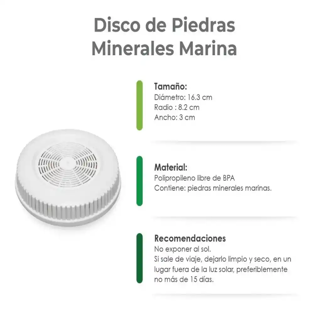 Kit De 3 Repuestos Para Filtro Purificador De Agua + Llave Magnética Imantada Con Capacidad Para 14 Litros