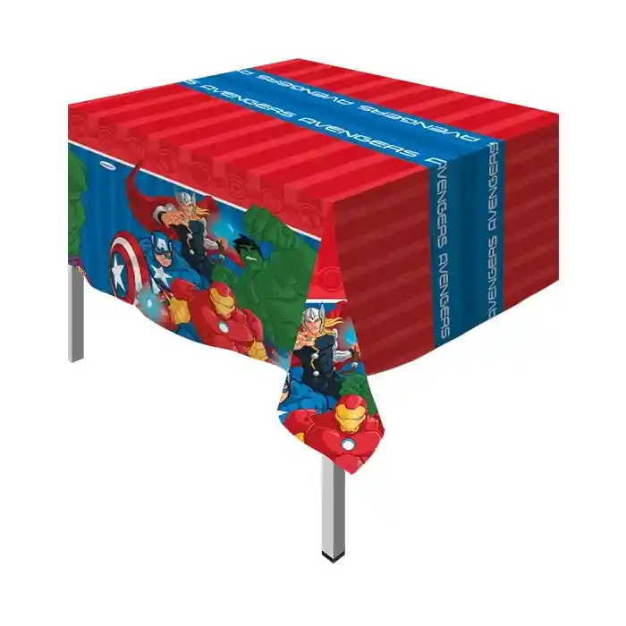 Mantel Plastico Rectangular Para Fiesta Avengers Sempertex