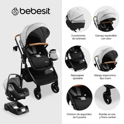 Coche Travel System Cosmos Gray