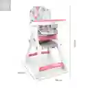 Silla Comedor Bebe Kinder City Rosa 2 En 1