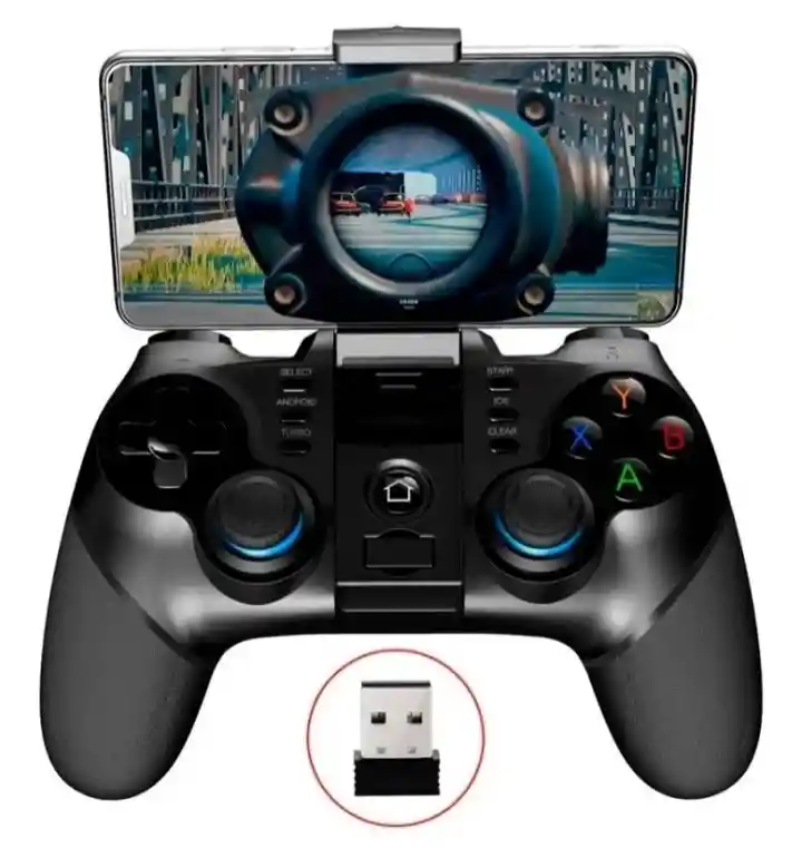 Control Ipega Pg-9156 Gamepad 3 En 1 + Rec Usb Inalámbrico