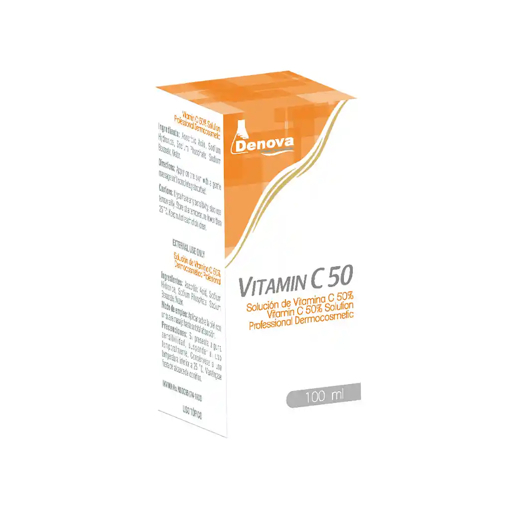 Vitamina C 50 De 100ml Denova Aumento De Gluteos