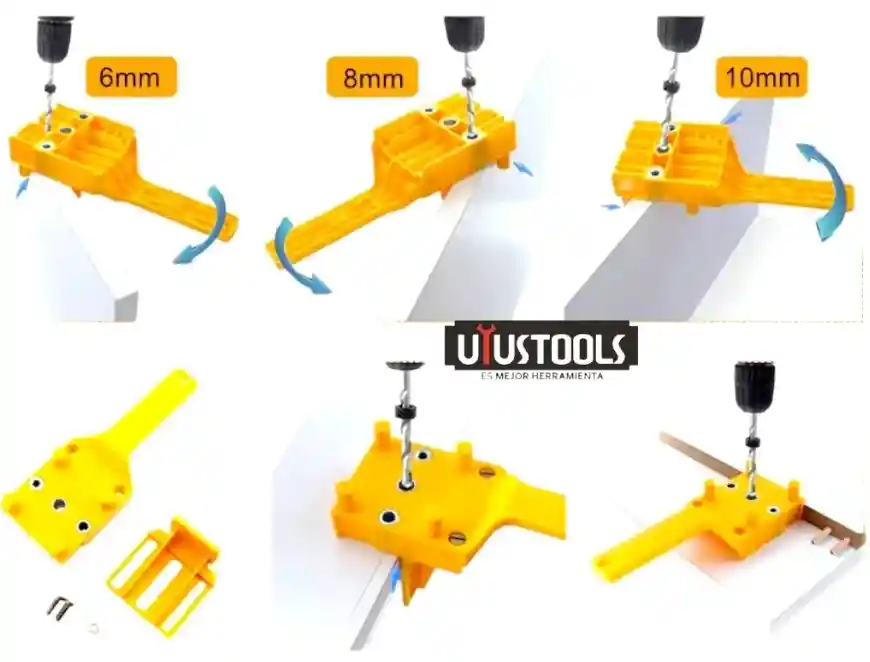 Plantilla Recta Para Agujeros Pop01r Uyustools