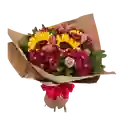 Rosas Lilas , Girasoles Y Margaritas Momentos Especiales