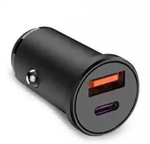 Adaptador Cargador Para Carro Puerto Usb Y Usbc