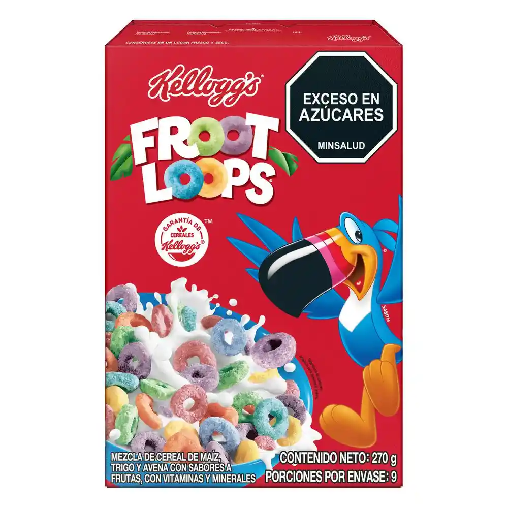 Cereal Froot Loops Mezcla Maiz Trigo Avena (270 Gr)