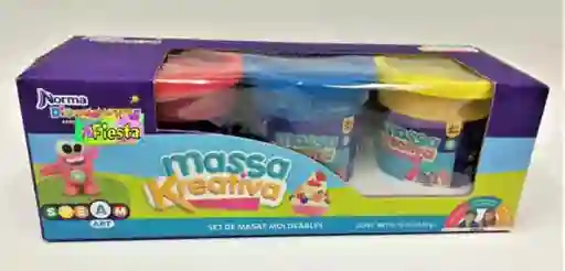 Set De Masa Moldeable Norma X3 420g (3+años)