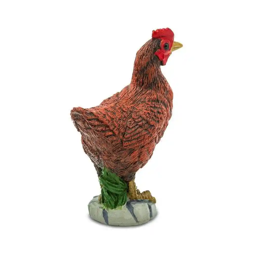 Figura Animales Gallina Bantam Colección Para Niños Y Niñas