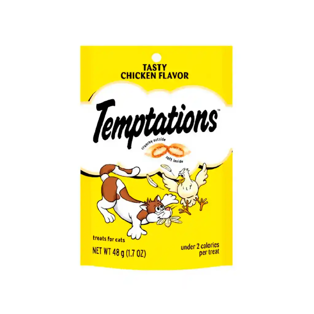 Snack Gato Temptations Pollo 48gr