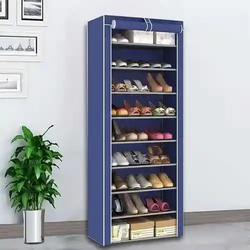 Organizador Zapatos En Tela Diseño Torre Zapatero Apilable