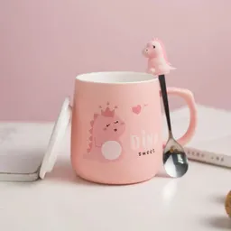 Mug Dinosaurio Rosado