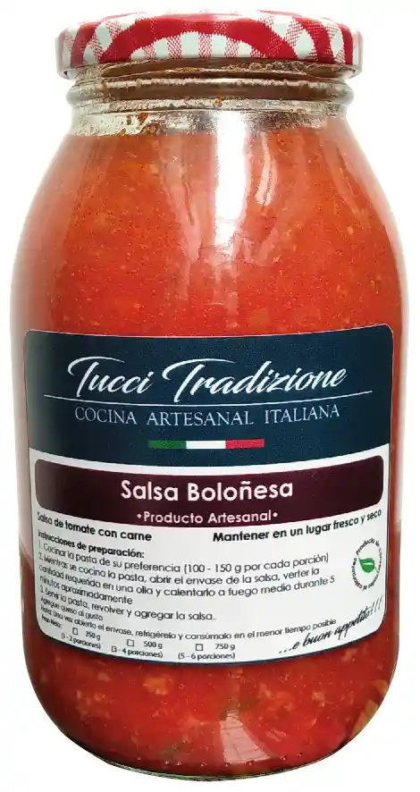 Salsa Boloñesa 750 Ml