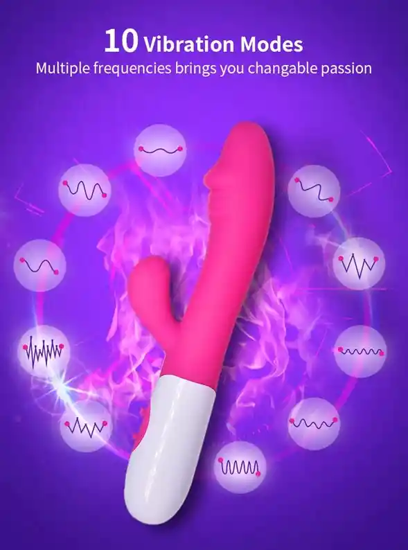 Vibrador Con Estimulación Clitorial Y Punto G