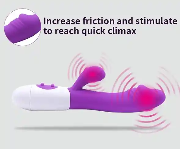 Vibrador Con Estimulación Clitorial Y Punto G