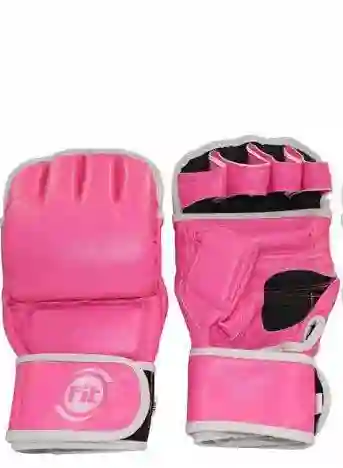 Guantes Mma Con Refuerzos S/m Rosados Sportfitness