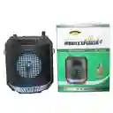 Parlante Portatil Bluetooth Rx4101 Luces Led Fiesta Negro