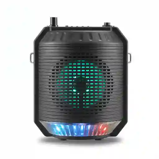 Parlante Portatil Bluetooth Rx4101 Luces Led Fiesta Negro