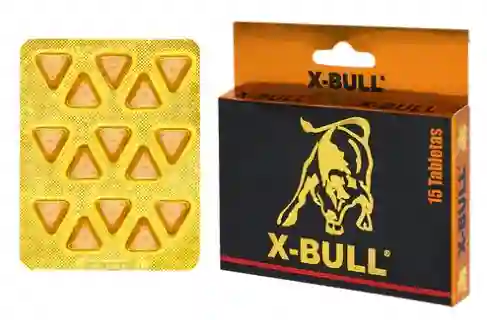 Potenciador Sexual X-bull X 15 Unidades. Ultrapotencia Duracion (hombre Y Mujer)