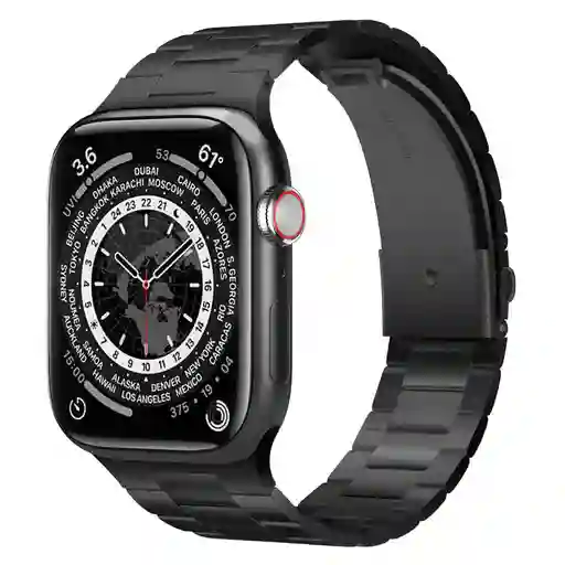 Correa Metálica Para Apple Watch 42/44/45 Mm Talla M Elago En Negro