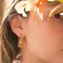 Aretes Candonga Iris En Filigrana Dorado