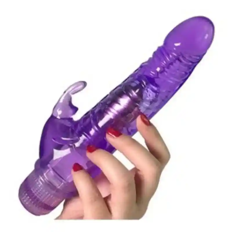 Vibrador Con Estimulación Clitorial Crystal Aphrodisia