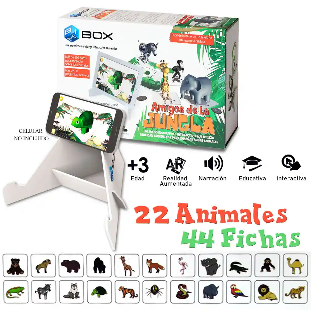 Animales Juguete Interactivo Educativo Amigos De La Selva Bimbox