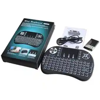 Mini Teclado Inalámbrico Airmouse Android Smart Tv Iluminado