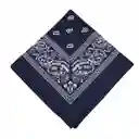 Pañoleta Para El Cabello Unisex Clásica Azul Bandana Retro Balaca Pelo
