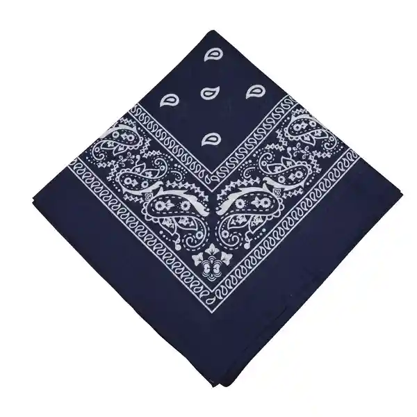 Pañoleta Para El Cabello Unisex Clásica Azul Bandana Retro Balaca Pelo