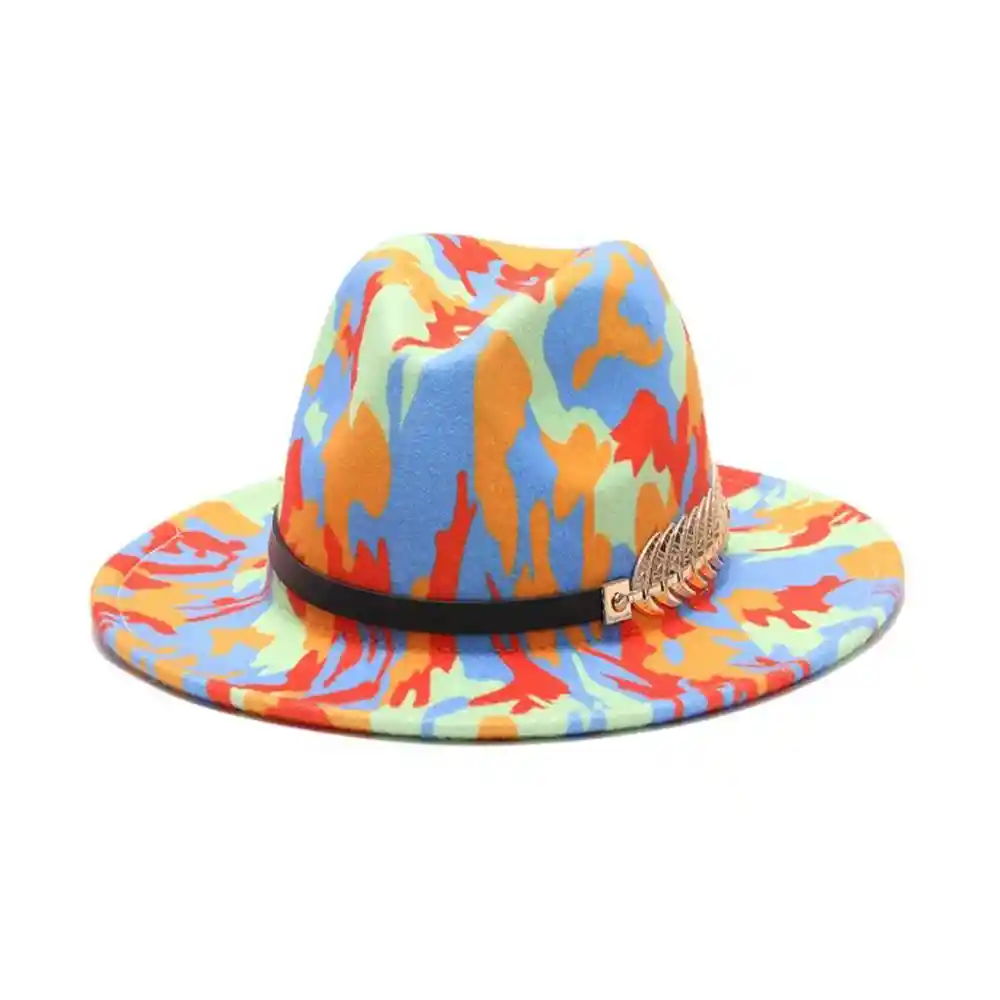 Sombrero Fedora Hombre Mujer Gardel Sol Uv Elegante Fiesta