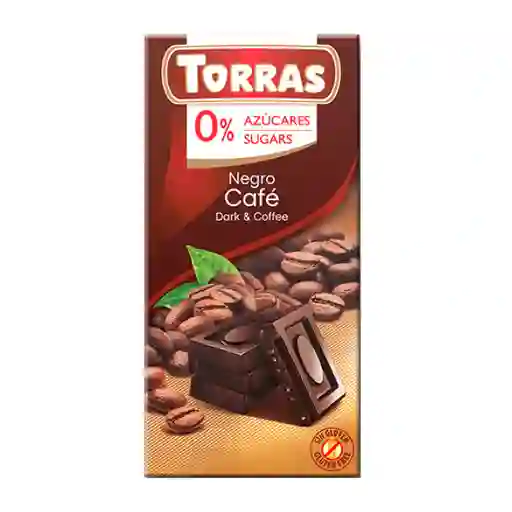 Chocolate Negro Con Cafe 75gr (chocolate Torras)