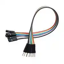 Jumper Para Protoboard Macho - Hembra De 10cm X 10 Unidades