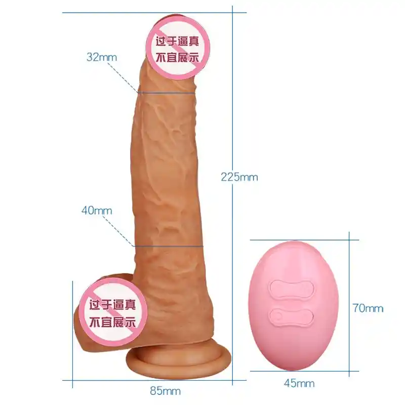 Vibrador Con Chupa De Temperatura Inteligente Con Control