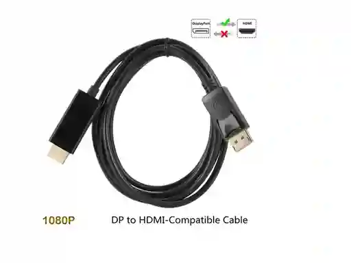 Cable De Display Port Macho A Hdmi Macho 1.5 Metros