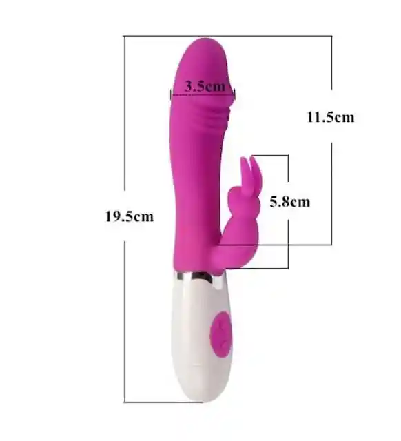 Vibrador Punto G Y Clitorial Carga Usb