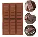 Molde Chocolate Tableta Chocolatina Rectangular Grande X 6