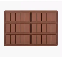 Molde Chocolate Tableta Chocolatina Rectangular Grande X 6