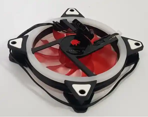 2 Ventilador Fan Cooler Gamemax Led Rojo 120mm