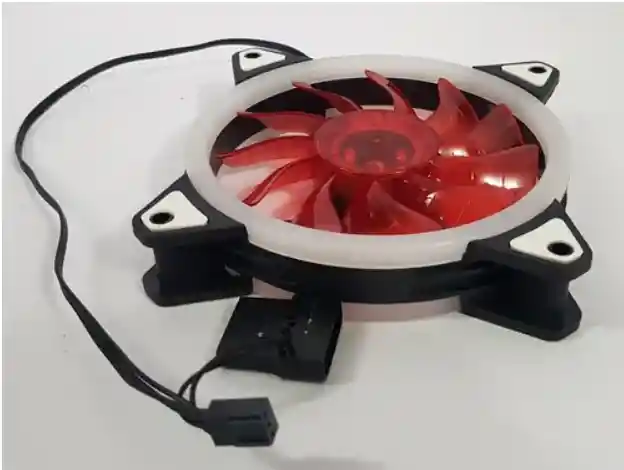 2 Ventilador Fan Cooler Gamemax Led Rojo 120mm