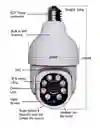 Camara Vigilancia Ip Inalámbrica Mini Bombilla Wifi Nocturna