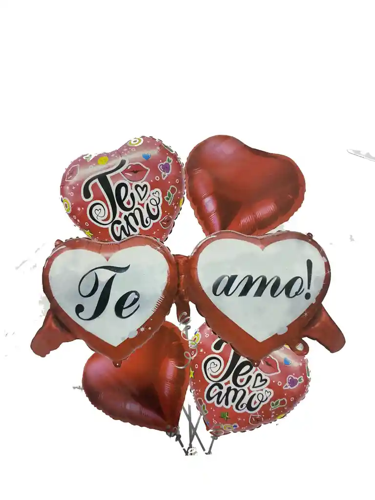 Globos Set Te Amo Corazon