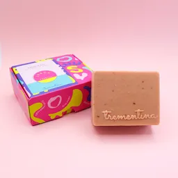 Jabón Exfoliante Hojuelas De Avena- Fresa