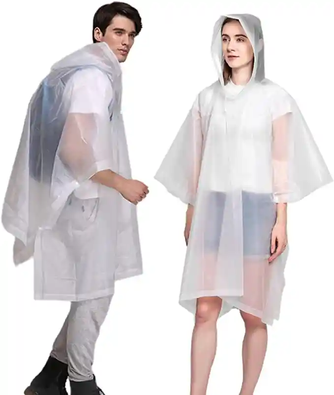 Impermeable Para Lluvia 3 En 1 Adulto Poncho Waterproof Unisex Camping Bicicleta Moto