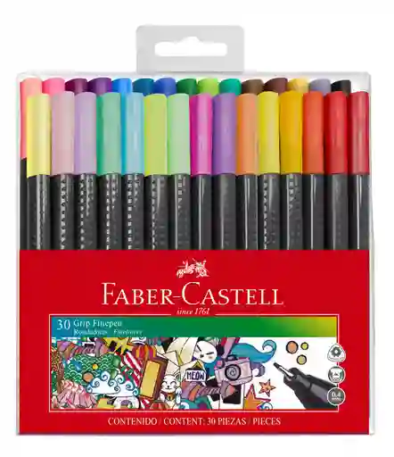 Faber Castell Grip Finepen X 30