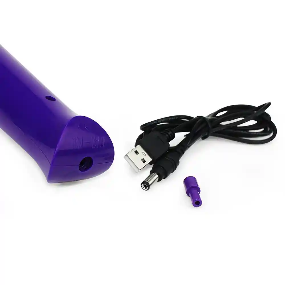 Vibrador Clitorial Hitachi Microfono, Recargable Blanco