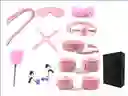 Kit Bondage 10 Piezas Parejas Sadomasoquismo Rosado