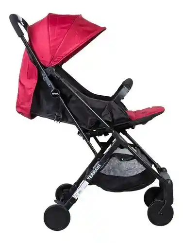 Coche Paseador Para Bebe Tipo Maleta Terrain Infanti Vinotinto