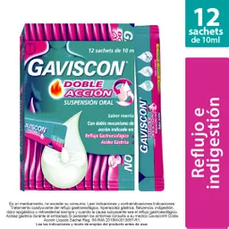 Gaviscon Suspensión Oral Doble Acción para Reflujo e Indigestión