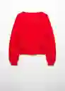 Jersey Car Rojo Talla S Mujer Mango