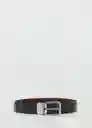 Cinturón Emili Negro Talla 80 Hombre Mango